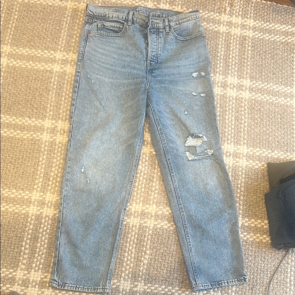 Women's Old Navy Distressed Blue Jeans
